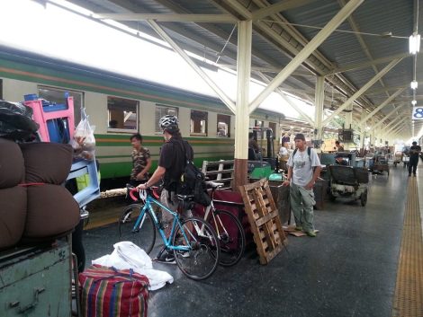 Transporting Bicycles by Train to Chiang Mai