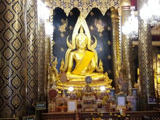 A statue of the Lord Buddha is Phitsanulok's most famous tourist attraction