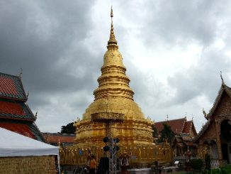 Chedi at Wat Phra That Hariphunchai in Lamphun